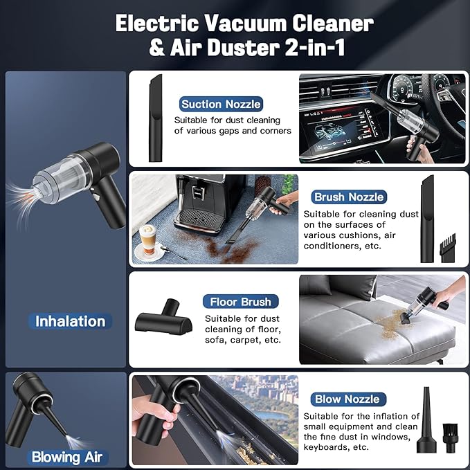 ProVac Portable Car Vacuum Cleaner
